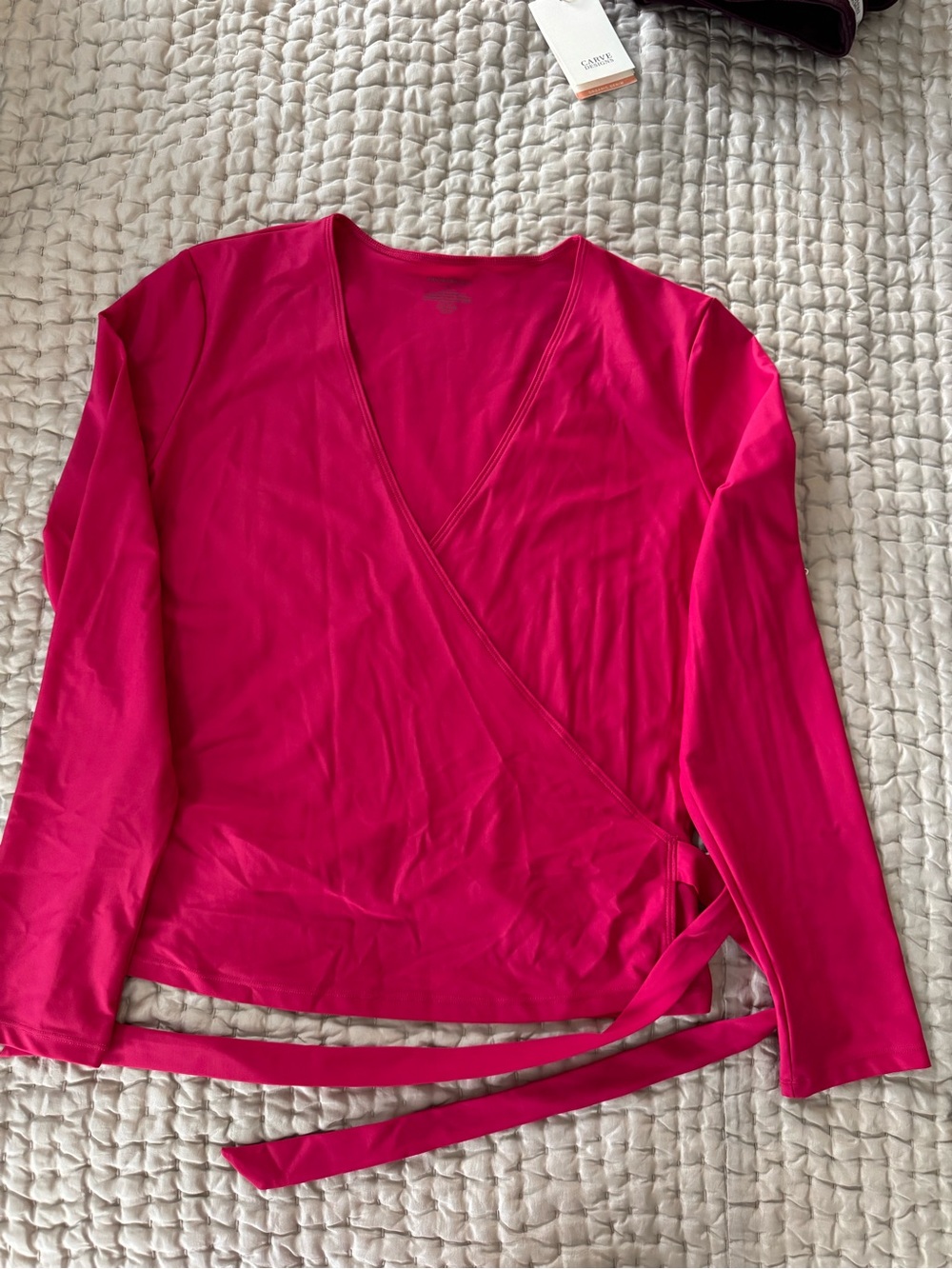 summersalt NWT Perfect Wrap rash guard in hibiscus